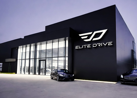 Logotipo Elite Drive diseñado por Logoestilo